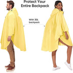PTEROMY Hooded Rain Poncho for Adult - Image 3