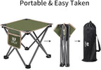Opliy Camping Stool, Folding Samll Chair Portable Camp Stool - Image 4
