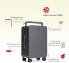 TUPLUS 20” Carry-On Hardside Luggage Lightweight ABS Travel Suitcase - Image 2