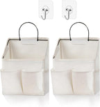 2 Pack Wall Hanging Storage Basket, Wall Hanging Organizer Bags by Someteth