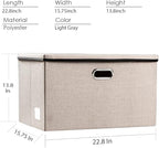 PRANDOM Extra Large Collapsible Storage Bins - Image 5