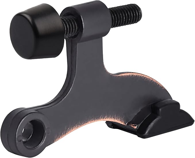HOMOTEK 12 Pack Hinge Pin Oil Rubbed Bronze Door Stopper, Adjustable Deluxe by HOMOTEK