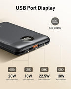 VEEKTOMX Small Portable Charger, Mini Power Bank 10000mAh, PD 22.5W Fast - Image 3