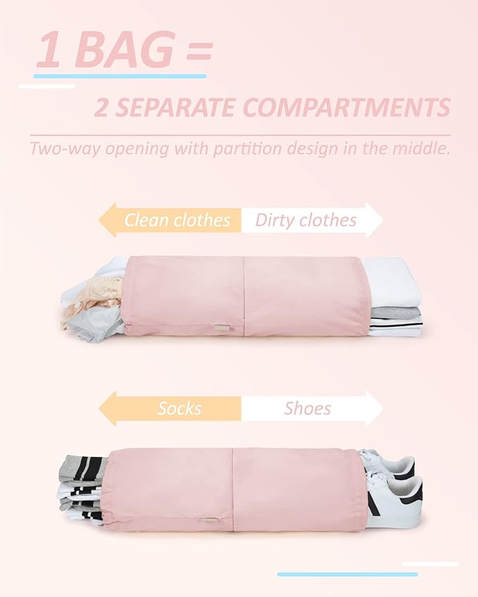 BAGSMART 6 Set Compression Packing Cubes - Image 4