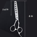 Dream Reach Professional 6 inch Hair Cutting Scissors, Japanese 440C Steel Thinning Shear for Men/Women Cutting for Salon/Barber/Home
