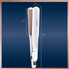 Conair Double Ceramic Flat Iron, 1 1/4-inch Hair Straightener