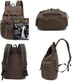 AUGUR High Capacity Canvas Vintage Backpack - Image 3