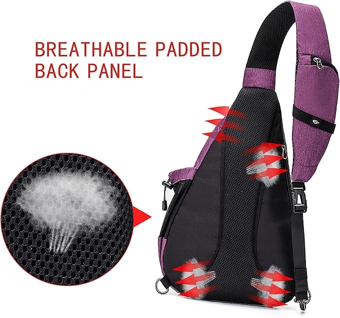 Water Proof Sling bag (Green Grid)