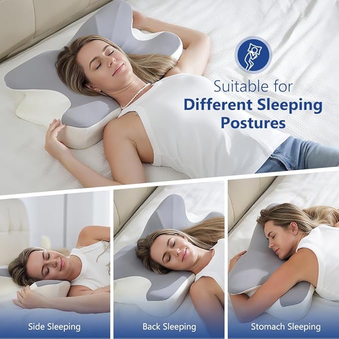 Cervical Pillow for Neck Pain Relief, Ergonomic Neck Pillow for Sleeping - Image 2