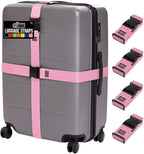 GORILLA GRIP Heavy Duty 4 Pack Adjustable Luggage Straps by GorillaGrip