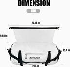 Buffalo Gear Waterproof Duffle Bag 40L 60L 80L Roll-top Dry Bag Heavy Duty - Image 6
