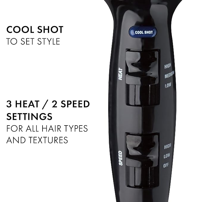 HOT TOOLS Professional 2100 Ionic Anti-Static Hair Dryer