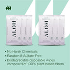 ALŌH Lavender Rosewood + Aloe Sanitizing Hand Wipes - Image 6