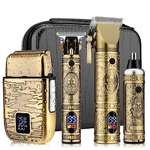 Professional Hair Clippers for Men (Gold-2)