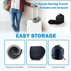 Travel Neck Pillow for Airplane, Memory Foam Travel Neck Pillow, Adults turtle - Image 6
