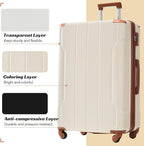 Merax 28 Inch Checked-Large Luggage - Image 3