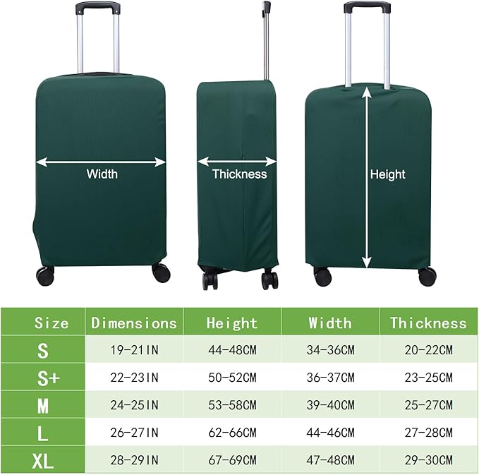 PATIKIL Luggage Cover, Suitcases Covers Elastic Carry on Cover Protector - Image 2