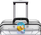 2 Pack Beautiful Sky Blue Luggage Tags - Image 6
