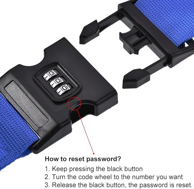 uxcell Luggage Straps Suitcase Belts - Image 2