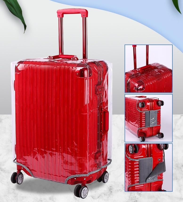 Clear PVC Suitcase Cover (22")