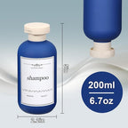 ASEVAT 6.7oz Airtight Plastic Travel Shampoo Bottles, Travel Shampoo and - Image 7