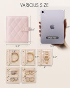 Vlando Travel Jewelry Organizer Case, Travel Gifts - Image 3