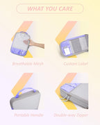 BAGSMART 6 Set Compression Packing Cubes - Image 5