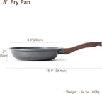 SENSARTE Nonstick Frying Pan Skillet, Swiss Granite Coating Omelette Pan - Image 7
