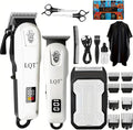Hair Clippers for Men, Professional Barber Clippers and Trimmer Set, Mens Cordless Clipper, 3 pcs setHair Cutting Kit for Men