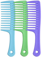 Wide Tooth comb, Large Detangling Comb for Women and Men, Durable Styling Brush for Curly, Long, Wet Hair Types - Professional Hair Care.