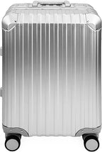 All Aluminum Luggage Suitcase 3 Sizes TSA Lock Carry On Silver - Image 5