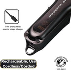 Supreme Trimmer Pro Clipper All Metal w/Taper Blade | 300 Min Run Time Professional Hair Clipper Set, Cordless Beard Trimmer | STC5030 Black