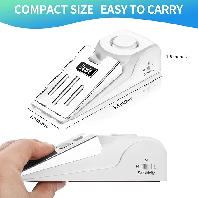 Door Stop Alarm, Door Stopper - Image 4