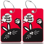 2PCS 2303 Bright Silicone Luggage tag by SIVEUMIL