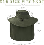 Fishing Hat Breathable Wide Brim Sun Hats - Image 6