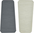 2 Pack Silicone Heat Resistant Travel Pouch for Straightener, Crimping Wand, Curling Wand, Flat Iron (Light Grey&Beige)