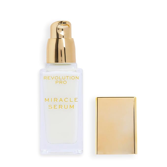 Revolution Pro Miracle Serum, Hydrating Face Serum, Helps Dullness & Uneven Skin Tone with Hyaluronic Acid & Niacinamide, 1 oz
