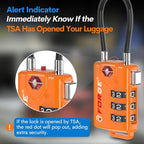 TSA Approved Cable Luggage Locks, Re-settable Combination - Image 4