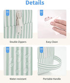 Narwey Clear Toiletry Bags for Traveling Women Men, Make Up Organizer, Skincare - Image 5