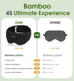 Bamboo Cotton Sleep Mask with Bluetooth Wireless Headphones - Image 2