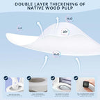 2 Pack Disposable Toilet Seat Covers Flushable Paper Toilet Seat Cover - Image 5