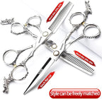 6/7/8/9 inch Professional Hair Cutting Thinning Scissors Barber Shears Hairdressing Salon Set (6-inch 3pc)