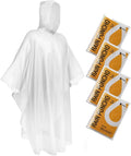 SaphiRose Disposable Rain Ponchos Emergency Clear Poncho by SaphiRose