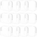 12 Pieces Clear Makeup Bags Bulk, TSA Approved Toiletry Bag by Eilyliafe