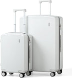 Hanke Hard Shell Luggage Sets 2 Pieces, Carry On and Checked Luggage Sets by Hanke