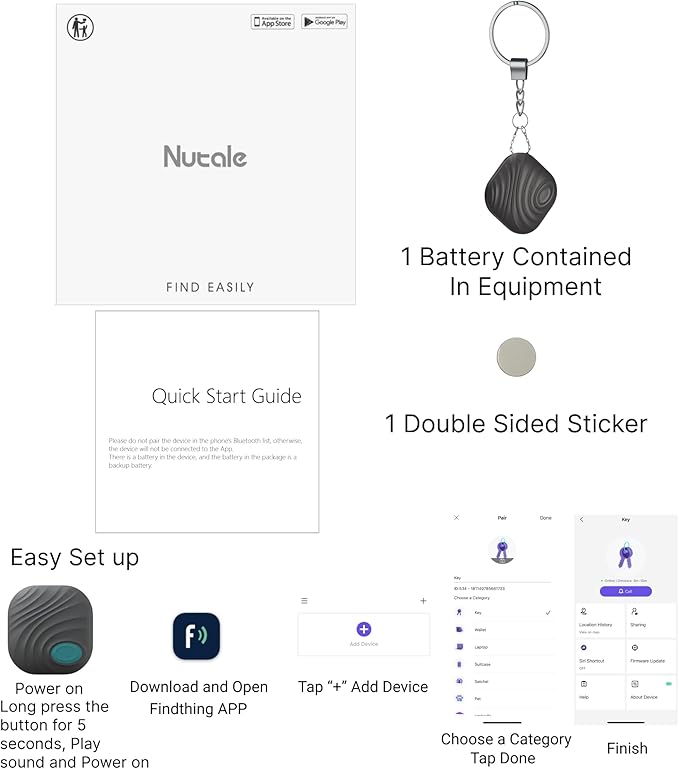 Key Finder - 1PCS Bluetooth Tracker Item Locator - Image 6