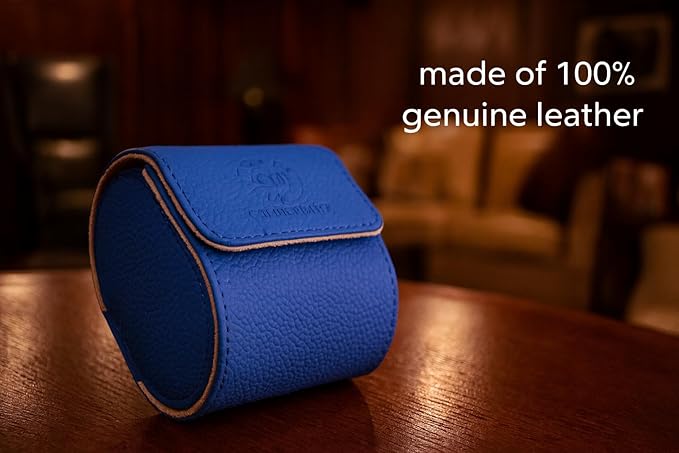 Genuine Napa Leather Watch Roll Travel Case - Image 5