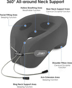Travel Pillow, Neck Pillow Airplane, Plane Pillow Memory Foam Travel Neck Pillow - Image 5