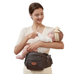 Sunveno Hip Baby Carrier with Seat, Ergonomic Baby Hip Carrier, Front-Facing - Image 8