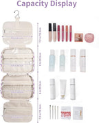 Narwey Hanging Toiletry Bag for Women Travel Makeup Bag Organizer Toiletries - Image 4